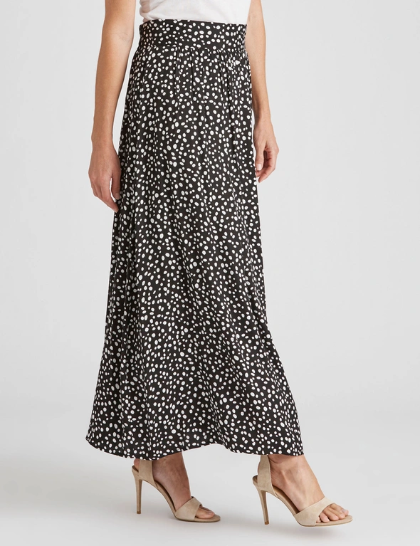 NONI B A-LINE GATHERED SPOT SKIRT, hi-res image number null